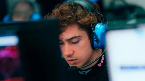 Colapinto fue más lento que Gasly en la FP2 y terminó con molestias en el ojo