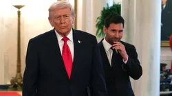 Donald J. Trump y Lionel Messi
