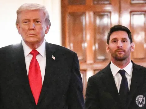 Con un video de Maradona, el palo de un jugador de Rosario Central a Messi por su reunión con Trump