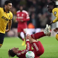 Mac Allister salió lesionado en el triunfo de Liverpool ante Wolverhampton