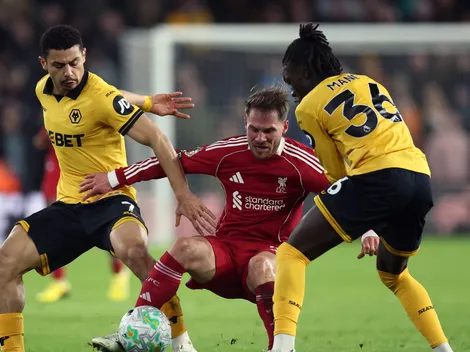Mac Allister salió lesionado en el triunfo de Liverpool ante Wolverhampton