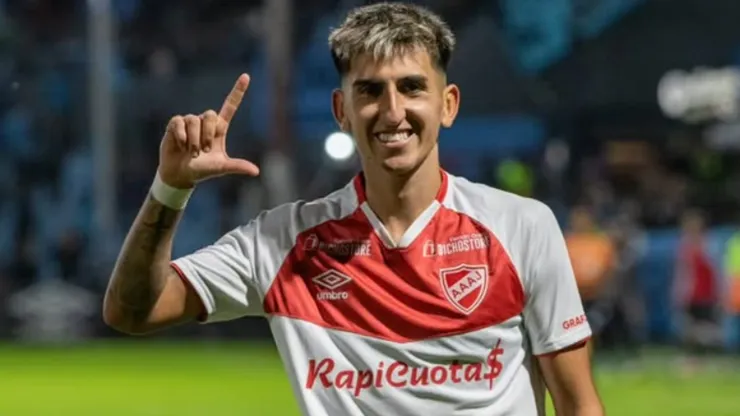 Alan Lescano, futbolista de Argentinos Juniors.