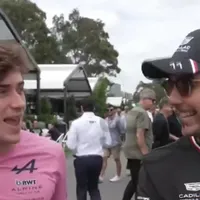 Con un monopatín y entre risas, Colapinto y Checo Pérez prometieron “hacer un desastre” en el GP de Australia