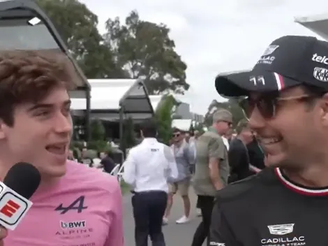 Con un monopatín y entre risas, Colapinto y Checo Pérez prometieron “hacer un desastre” en el GP de Australia