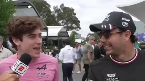 El cruce entre Colapinto y Checo Pérez