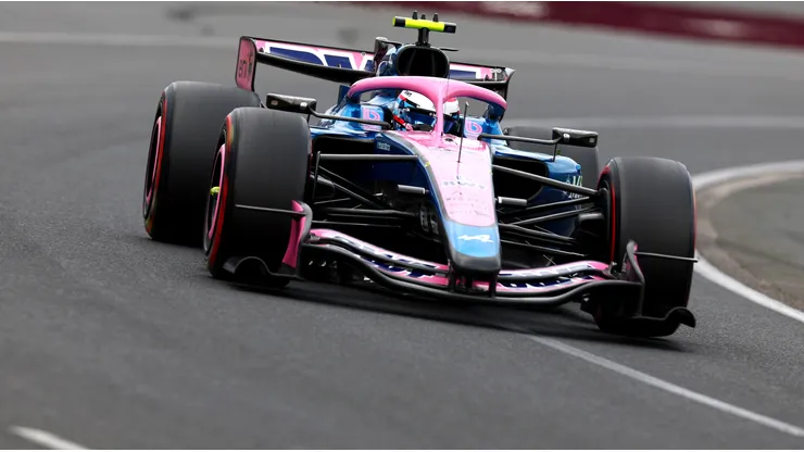 Colapinto durante el GP de Australia.