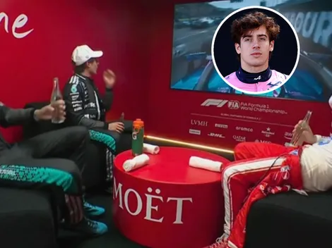 La reacción de Russell, Antonelli y Leclerc a la salvada de Colapinto en el GP de Australia