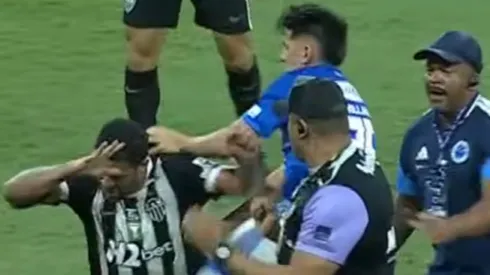 Hulk, protagonista en la batalla campal.