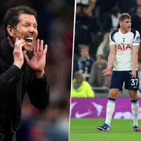 Diego Simeone le tiró la responsabilidad al Tottenham: ''Ellos entraron cuartos''