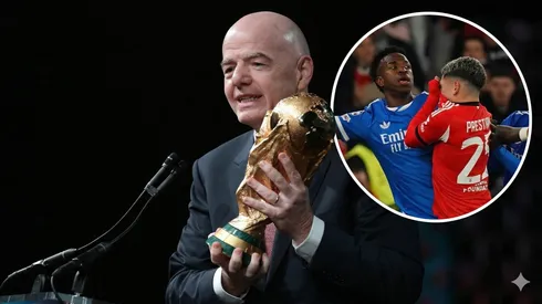 Infantino no quiere ver en el Mundial escenas como la de Prestianni y Vinícius: “Tolerancia cero”