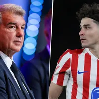 Joan Laporta contra Julián Alvarez: ''No es un jugador para hacer saltar la banca''