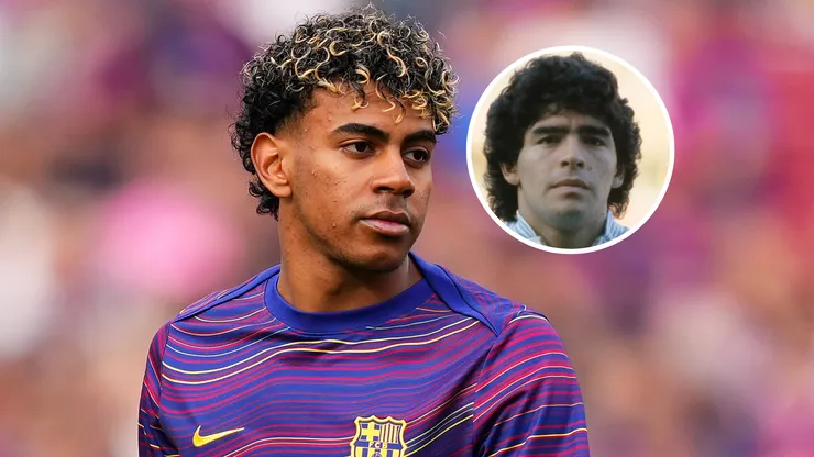 Lamine Yamal superó a Lionel Messi y a Cristiano Ronaldo en llegar con menor edad a los 50 goles, pero no pudo con Diego Maradona.