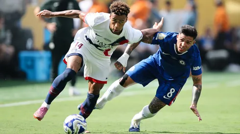 Doué y Enzo Fernández, en la final del Mundial de Clubes.