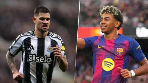 Newcastle y Barcelona chocan en Inglaterra por la Champions League.