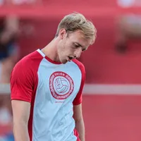 Gomes Gerth, sparring en Qatar 2022, se rompió los ligamentos cruzados