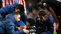 Cuti Romero sufrió un fuerte golpe en su cabeza durante la derrota de Tottenham.