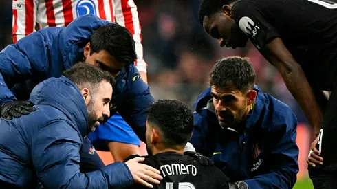 Cuti Romero sufrió un fuerte golpe en su cabeza durante la derrota de Tottenham.