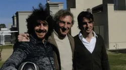 Pablo Aimar junto a Ricardo, su padre.