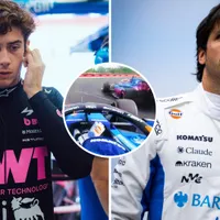 No se vio en TV: la maniobra de Franco Colapinto que volvió loco a Carlos Sainz