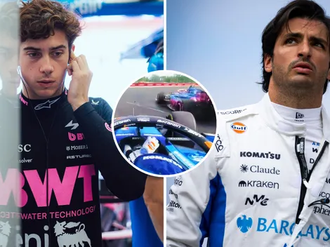 No se vio en TV: la maniobra de Franco Colapinto que volvió loco a Carlos Sainz