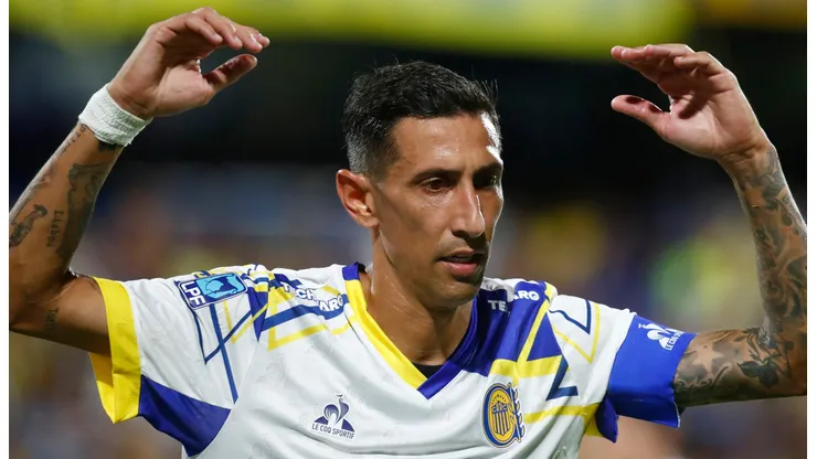Ángel Di María, futbolista de Rosario Central.