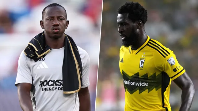 Yaw Yeboah y Derrick Jones, sancionados por la MLS. (Foto: Getty)