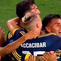 Ascacibar puso el 1 a 0 de Boca ante San Lorenzo