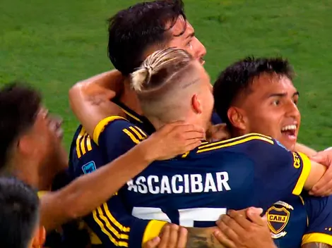 Ascacibar puso el 1 a 0 de Boca ante San Lorenzo