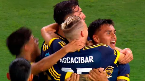 Ascacibar puso el 1 a 0 de Boca ante San Lorenzo