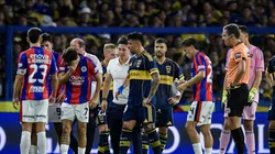 Ezequiel Cerutti se lesionó en Boca vs. San Lorenzo.