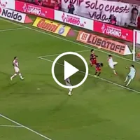 El gol de Driussi para el 1-0 de River ante Huracán