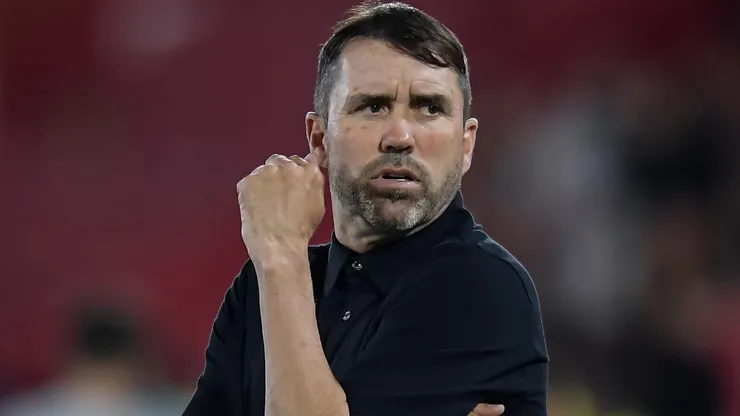 Eduardo Coudet, entrenador de River.