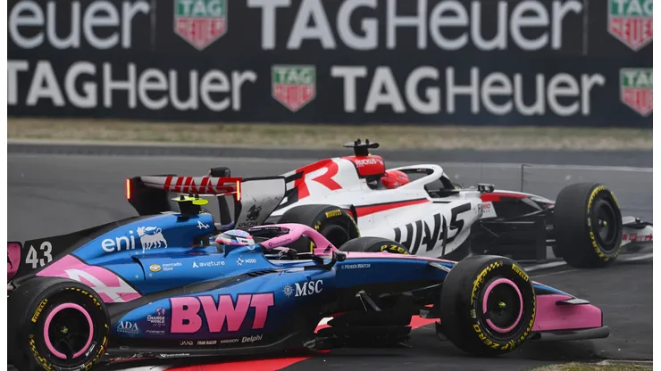 Ocon chocó a Colapinto en el GP de China.