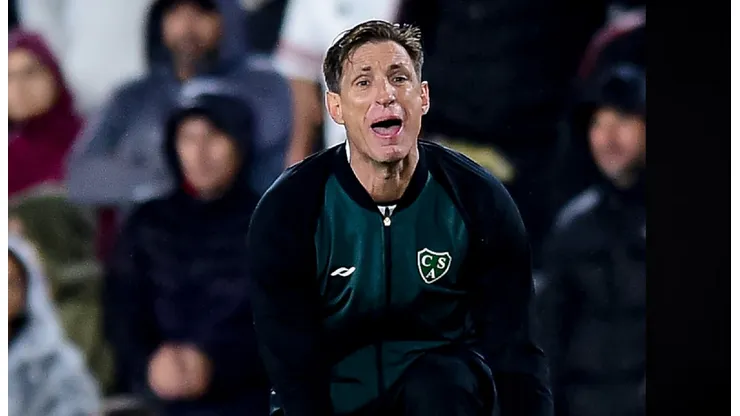 Facundo Sava, entrenador de Sarmiento.