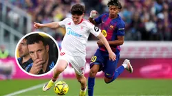 Oso, quien puede ser citado por Lionel Scaloni, metió uno de los dos goles del Sevilla en la derrota con el FC Barcelona en el Camp Nou.