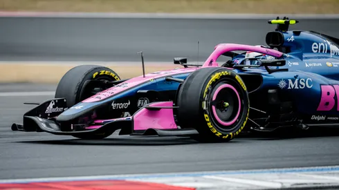 Franco Colapinto en acción.