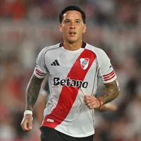 El gol de taco de Driussi para el 1-0 de River vs. Sarmiento