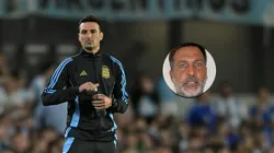 Lionel Scaloni no tuvo intenciones de disputar este partido.