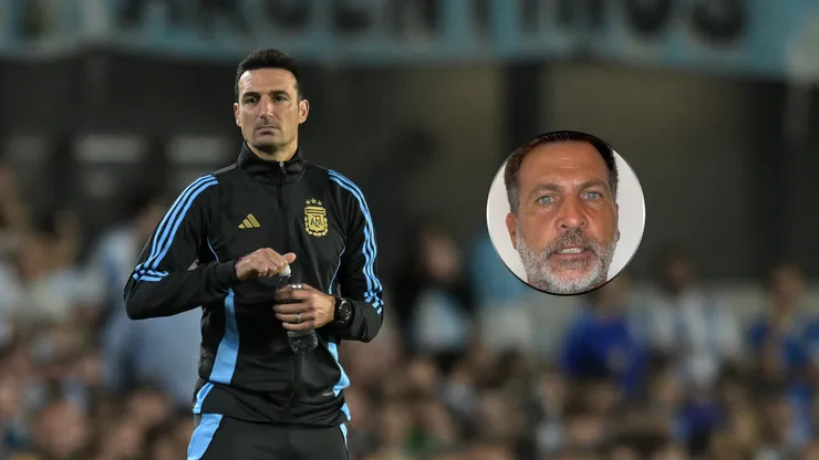 Lionel Scaloni no tuvo intenciones de disputar este partido.