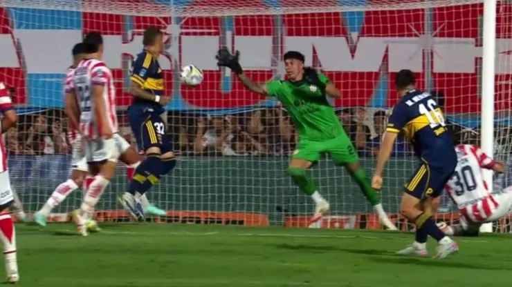 El gol de Merentiel a Unión.