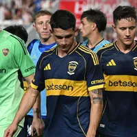 No se vio en TV: el jugador de Boca que fue abordado bruscamente y abrazado por un hincha de Unión