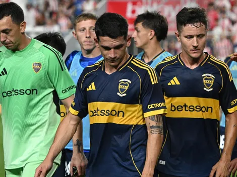 No se vio en TV: el jugador de Boca que fue abordado bruscamente y abrazado por un hincha de Unión