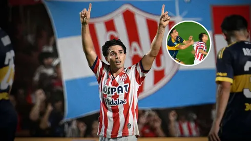 Julián Palacios pidió falta de Blanco en el gol de Boca.