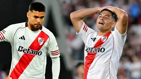 Paulo Díaz y Maximiliano Salas fueron repudiados por los hinchas de River.