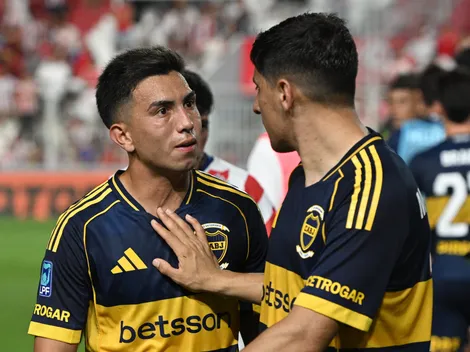 No se vio en TV: el cruce de Velasco con Merentiel luego del empate ante Unión