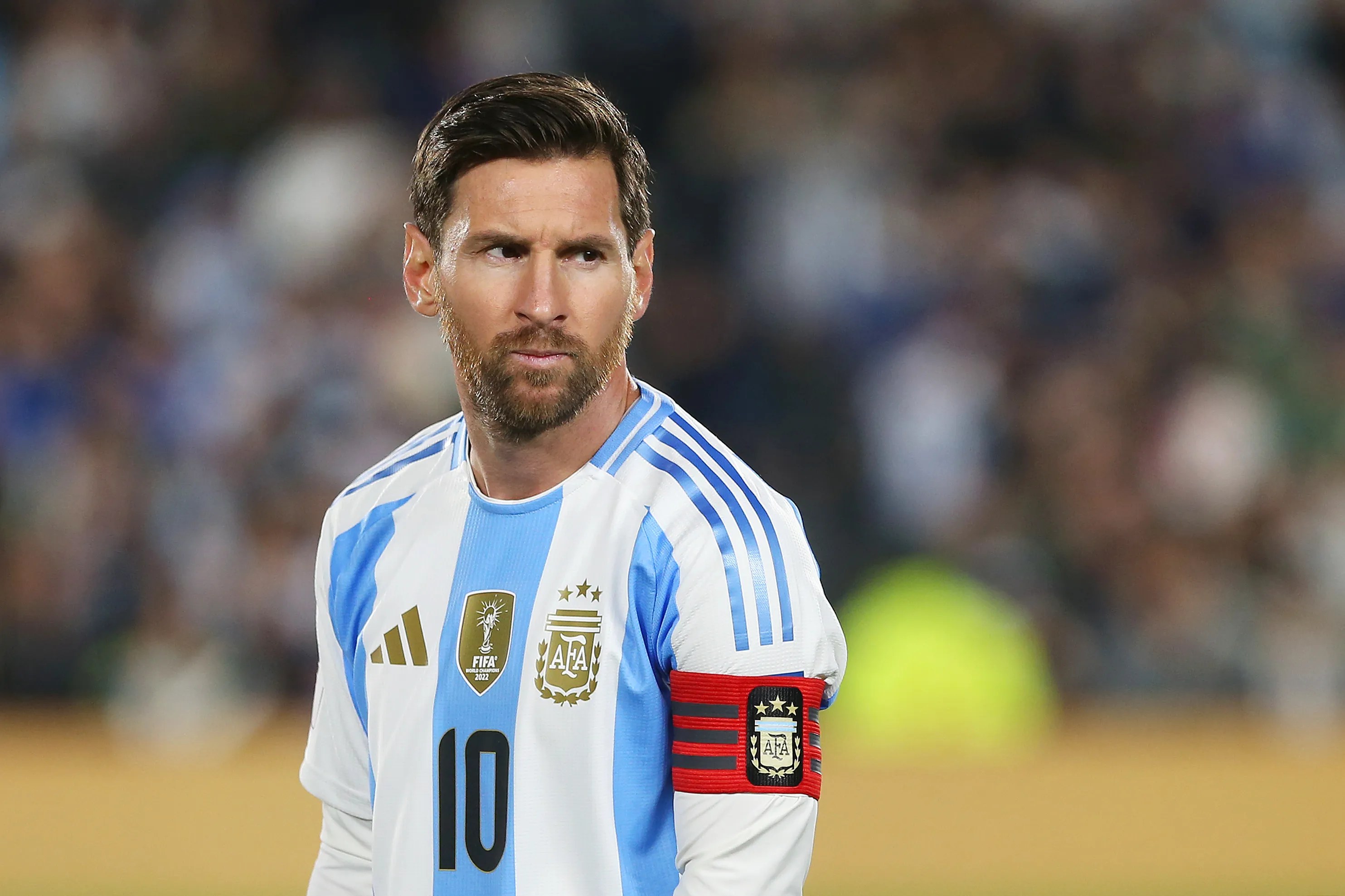 Lionel Messi con la Selección Argentina. (Getty Images)