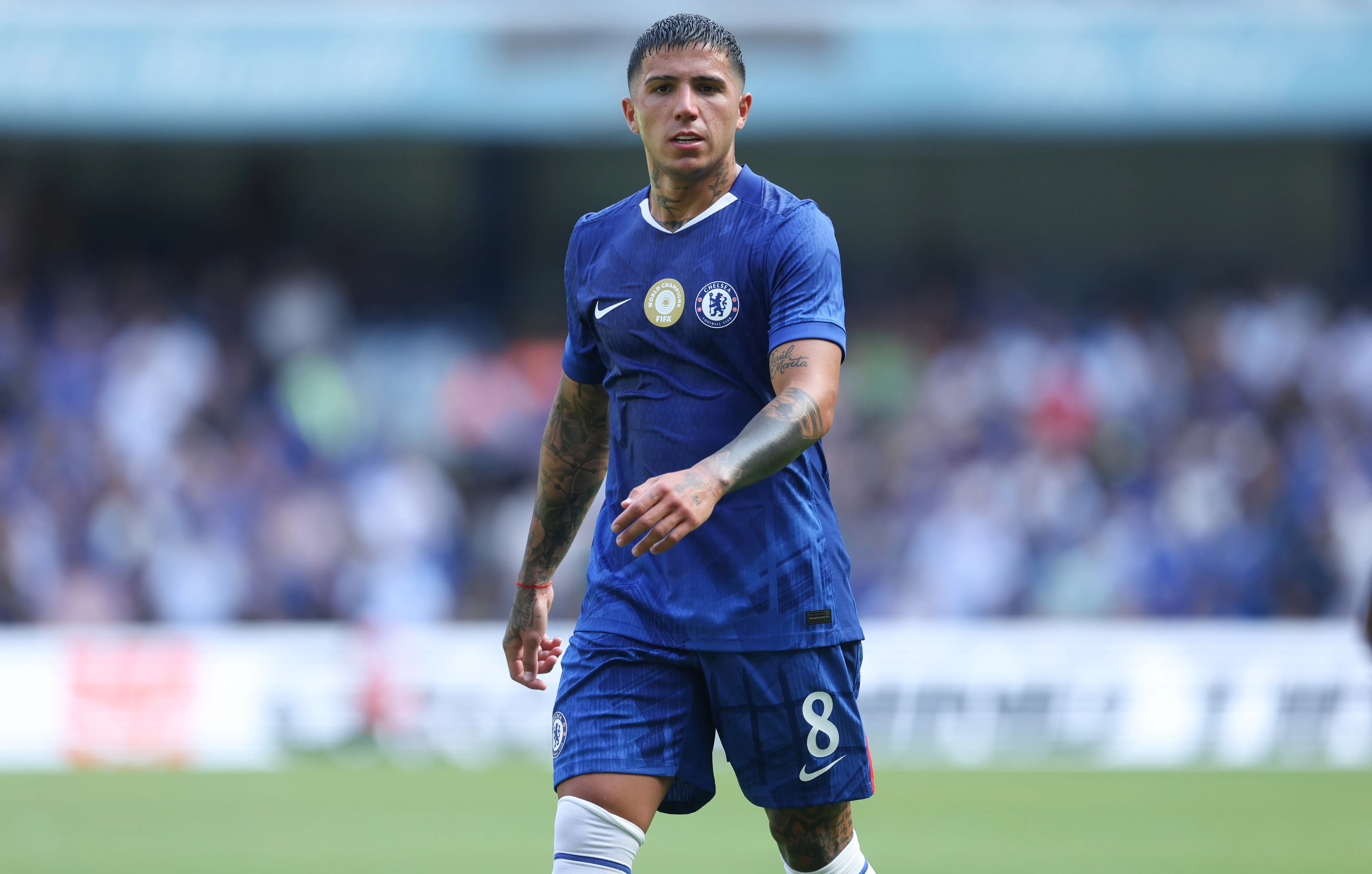 Enzo Fernández, futbolista argentino de Chelsea. (Getty Images)