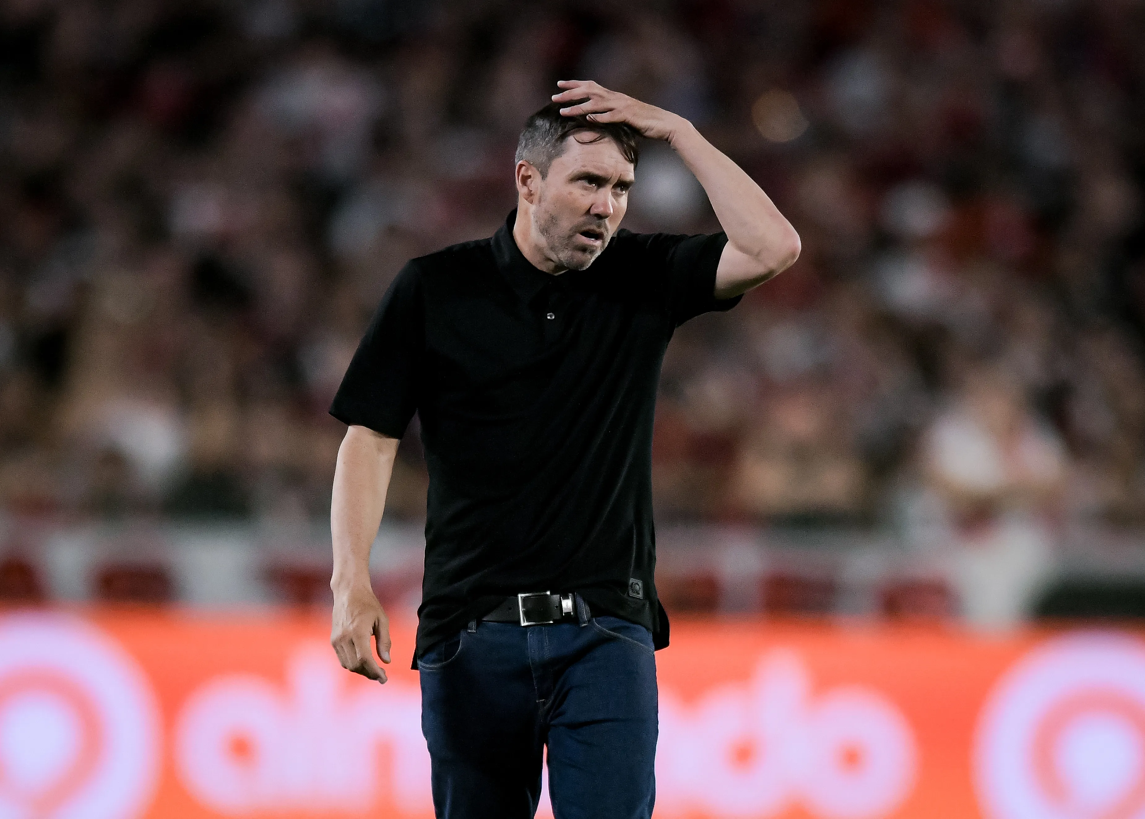 Eduardo Coudet, director técnico de River Plate. (Getty Images)
