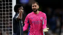 Donnarumma, furioso con una de las provocaciones de Vinícius en Inglaterra.
