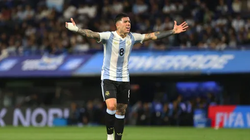 Enzo Fernández, figura de la Selección Argentina.